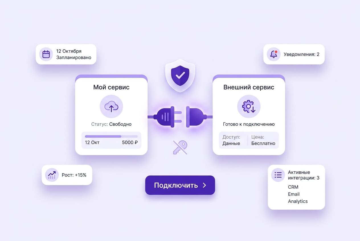 Безопасное подключение через официальный API: без передачи пароля
